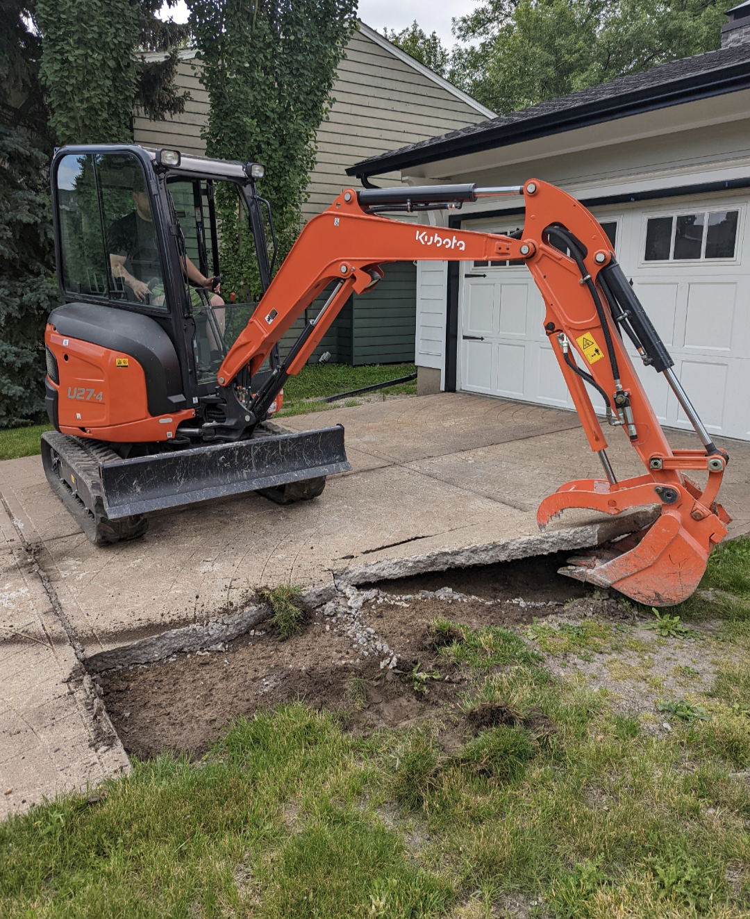 Driveway Concrete Removal