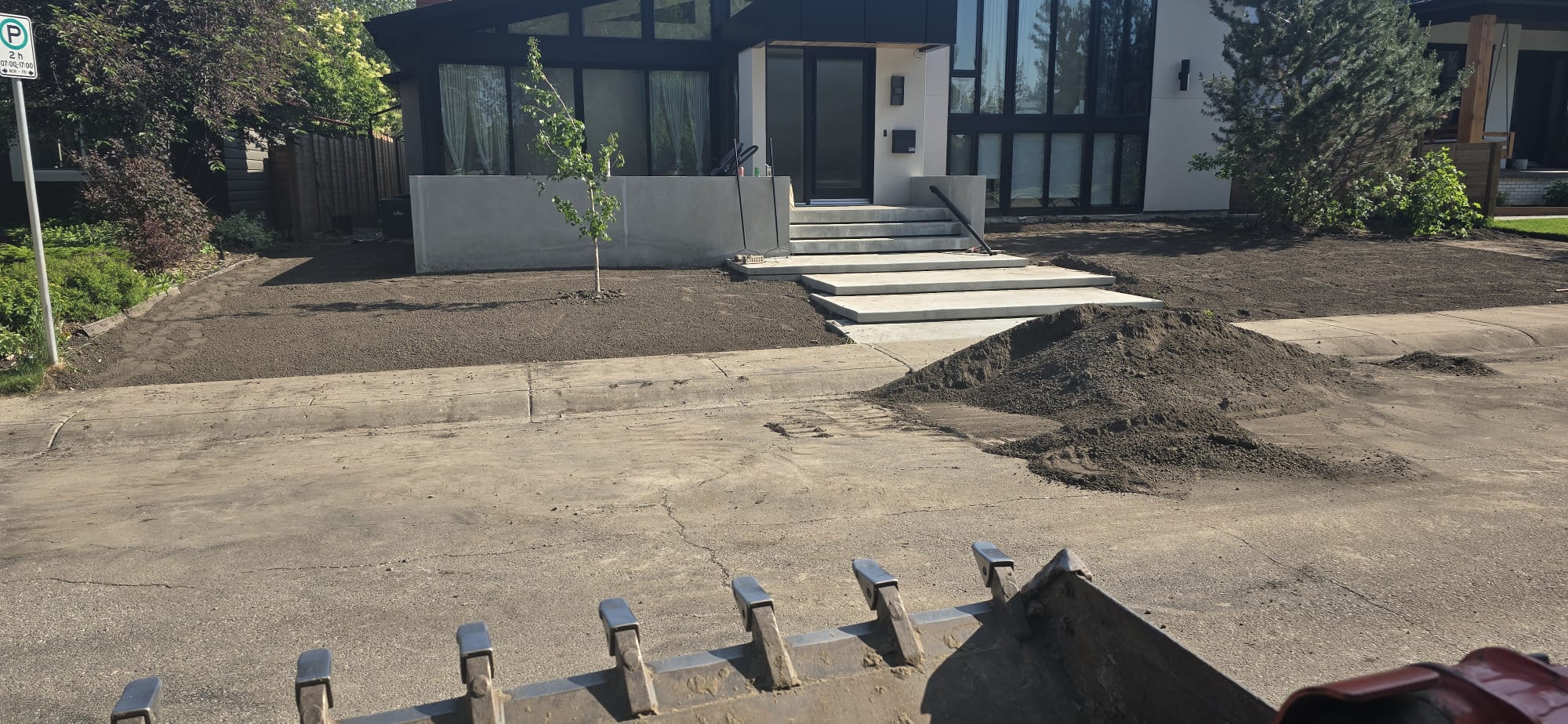 Front Yard Excavation & Prep