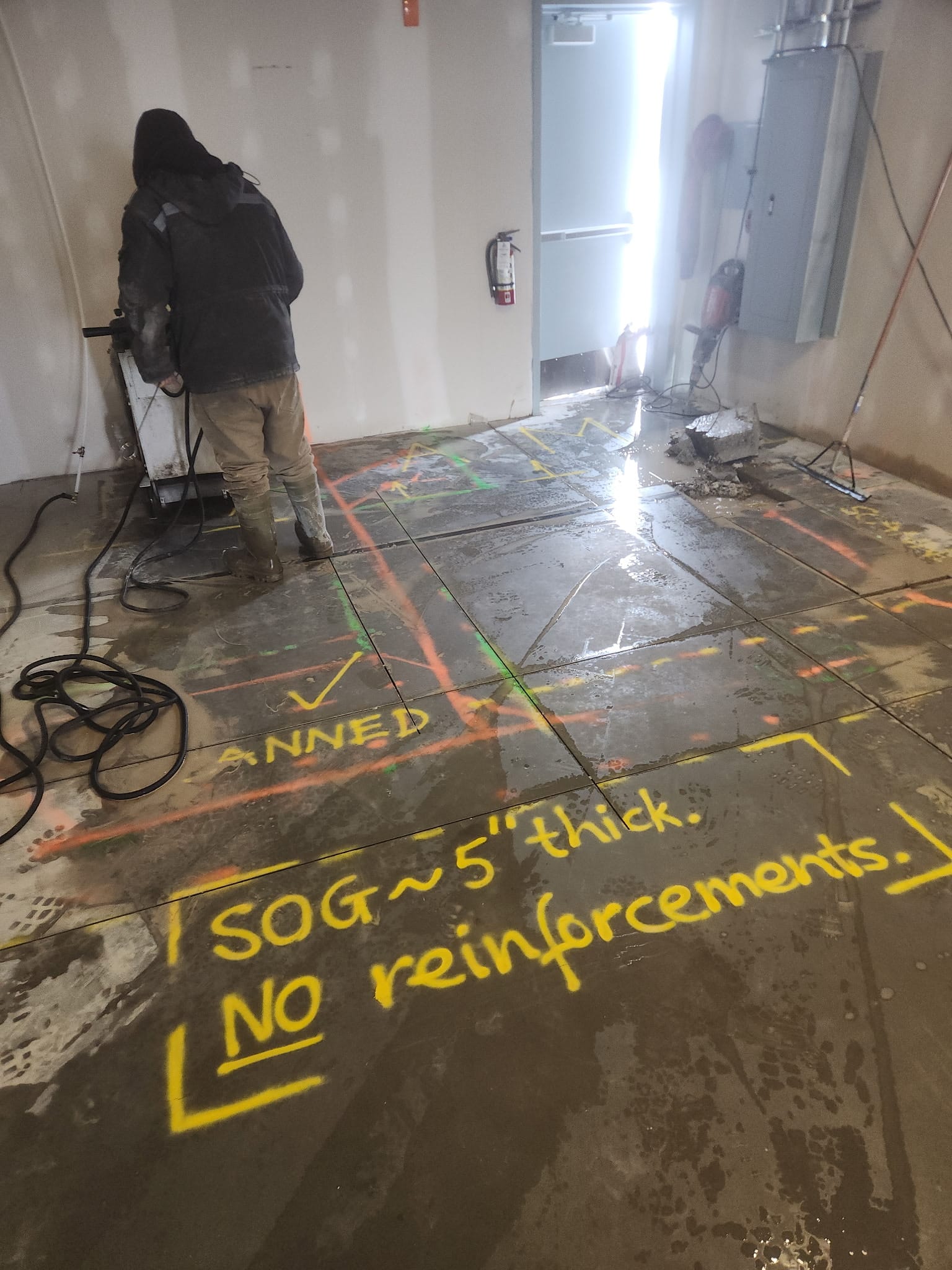 Interior Concrete Demolition
