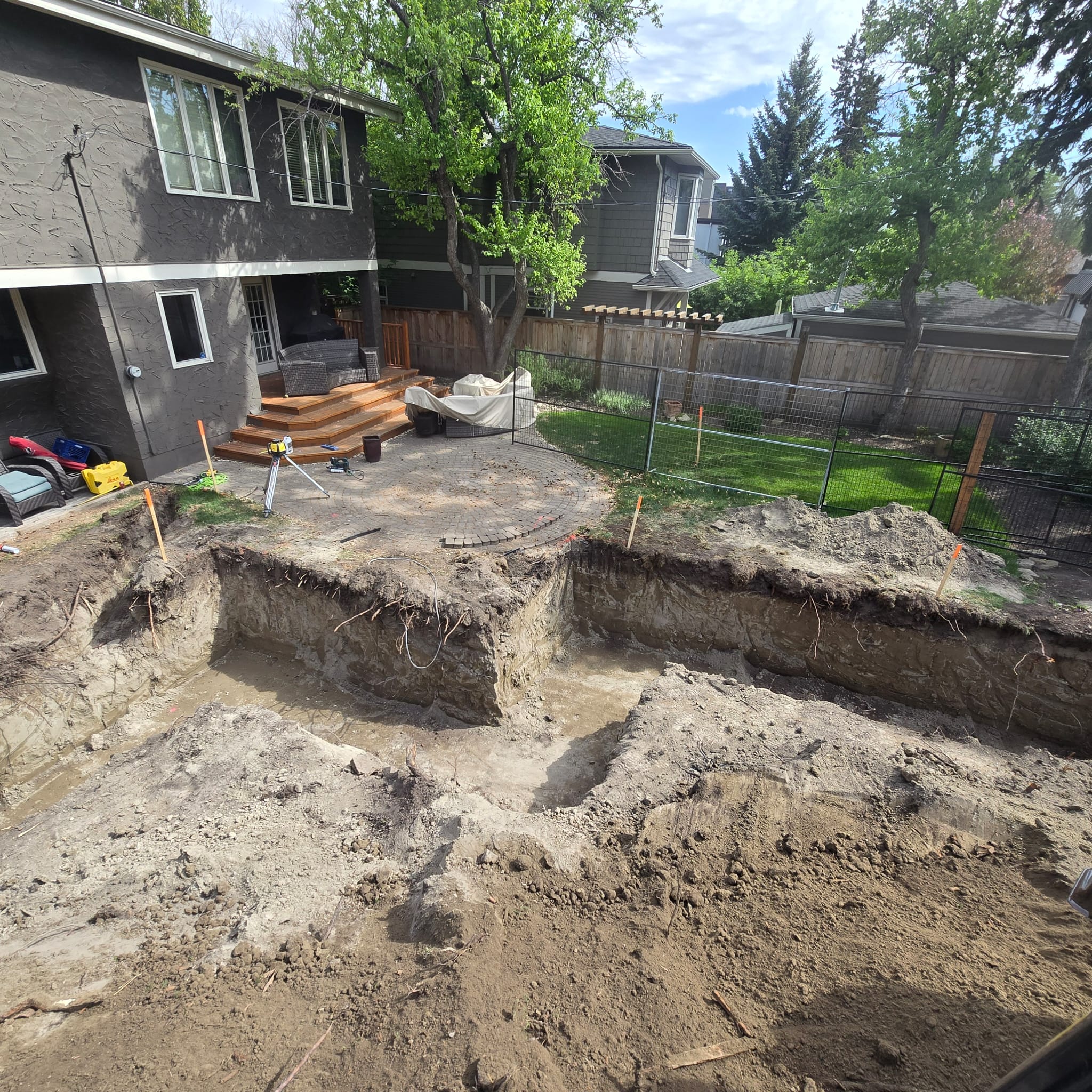 Foundation Perimeter Excavation